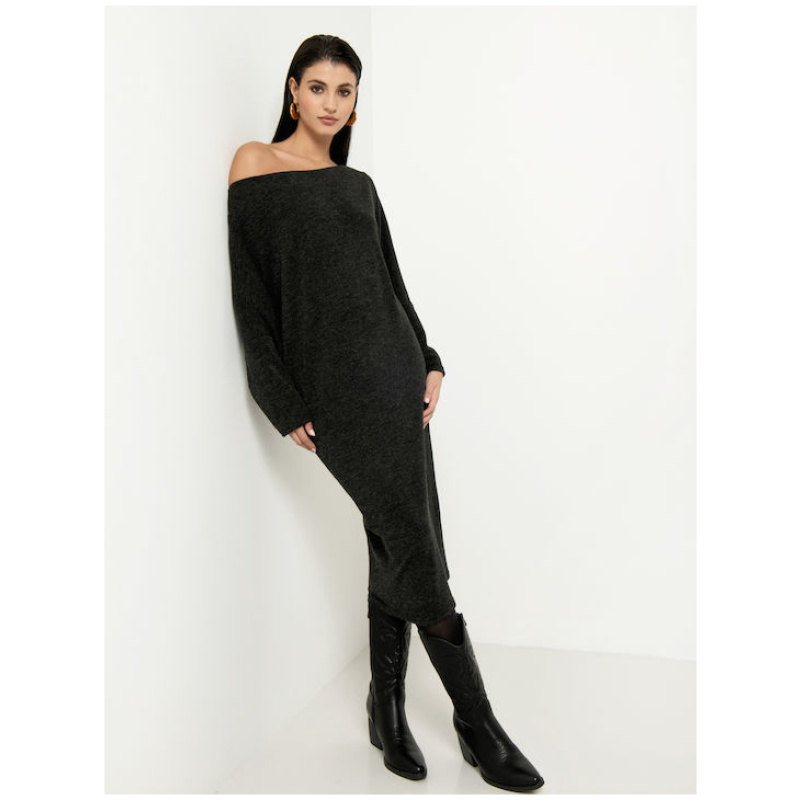 TOI&MOI One shoulder πλεκτό φόρεμα